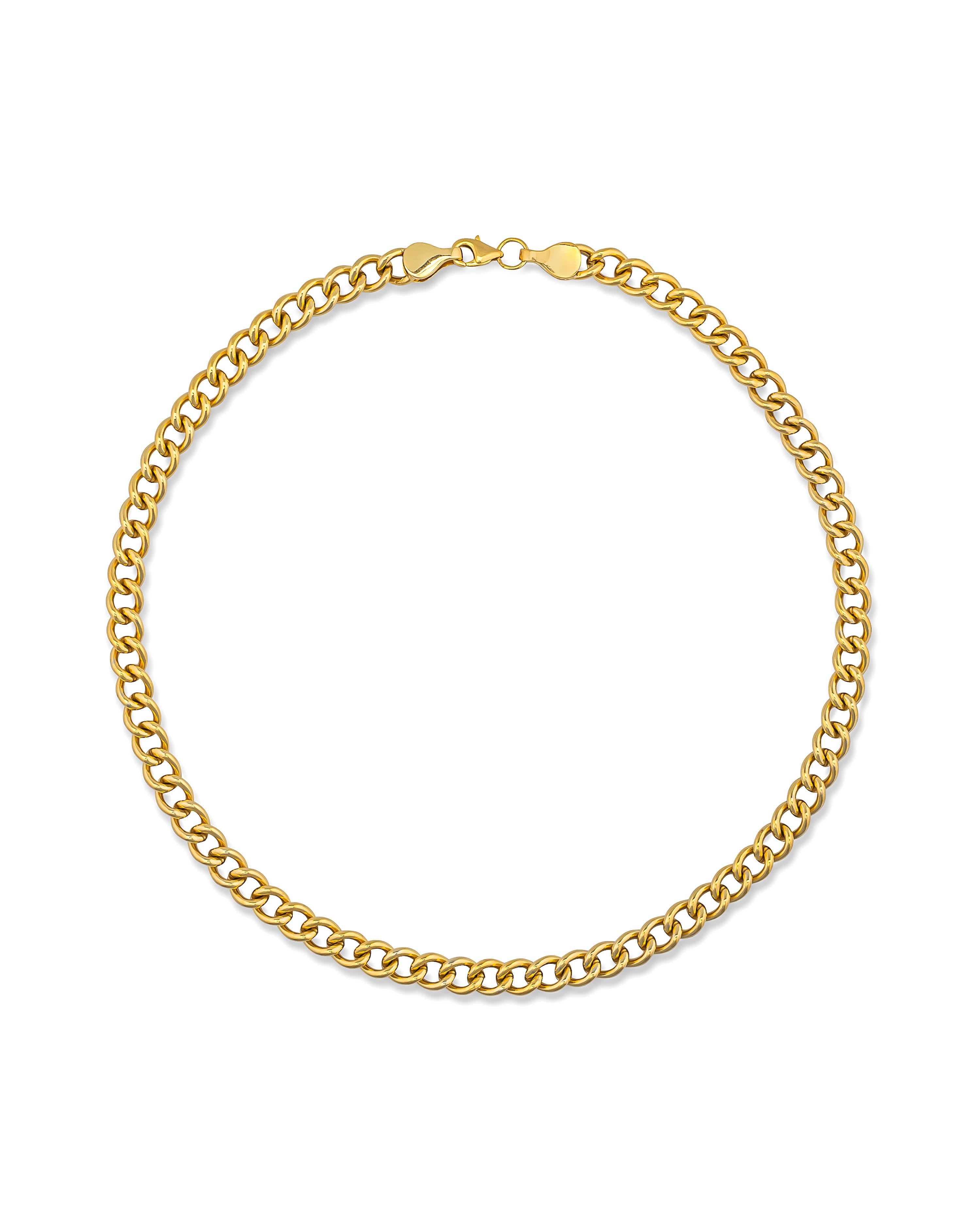 Classic Curb Chain Necklace Saint Owen