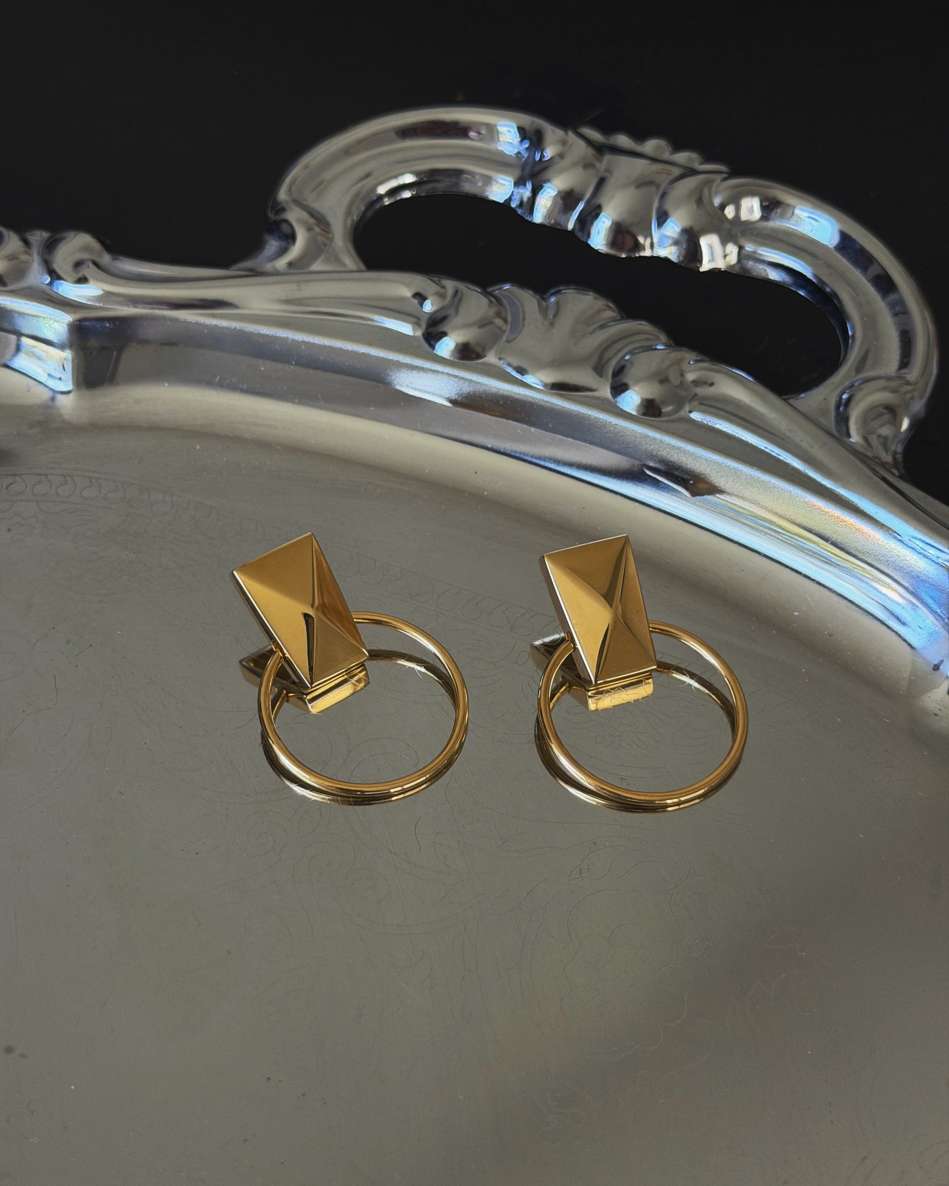 Architectural Hoop Earrings Saint Owen