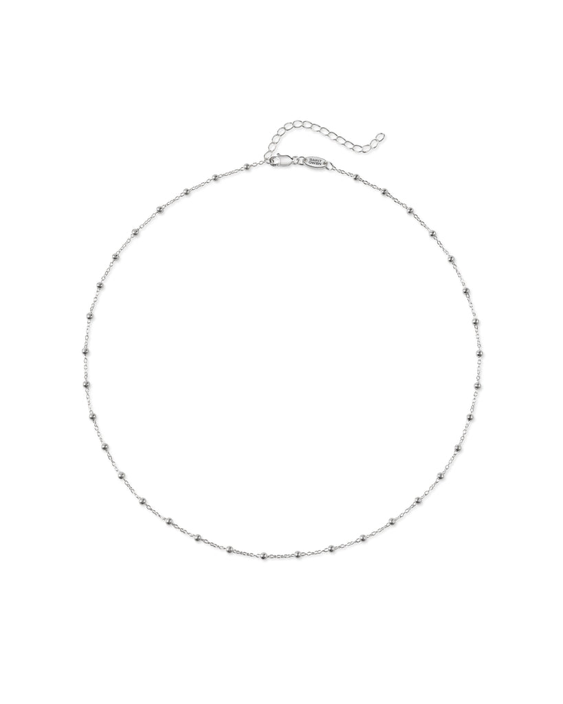 Moon Necklace - Silver