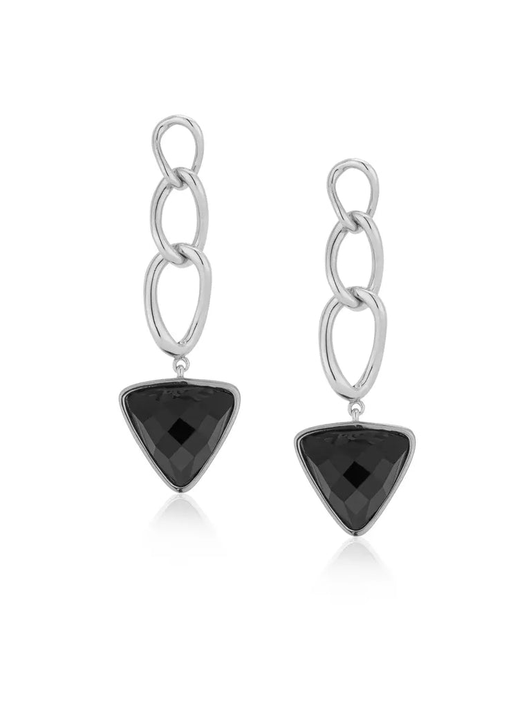 CHAIN AGATE EARRINGS